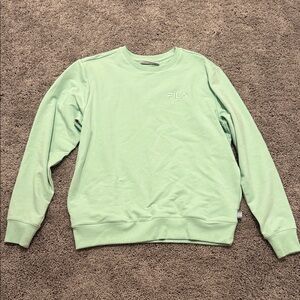 Fila Mint Light Green Crewneck Sweater